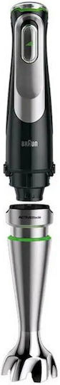 Braun Multiquick 9 Ραβδομπλέντερ με Ανοξείδωτη Ράβδο 1200W Μαύρο