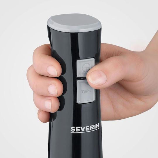 Severin Handmixer mit Inox-Stab 170W Grau