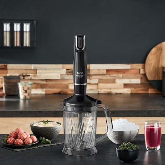 Tefal Infinyforce Ραβδομπλέντερ με Ανοξείδωτη Ράβδο 1000W Μαύρο
