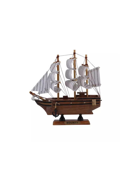 Decorative Wooden Sailing Ship Bounty 16cm