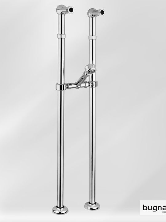 Bugnatese Mischung Bade- / Duscharmatur Badewanne Komplettes Set Silber
