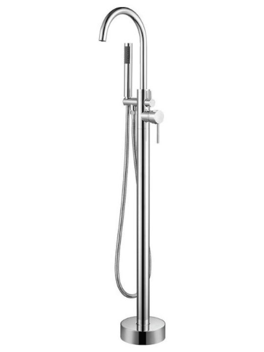 Karag Artemis Mischung Bade- / Duscharmatur Badewanne Silber