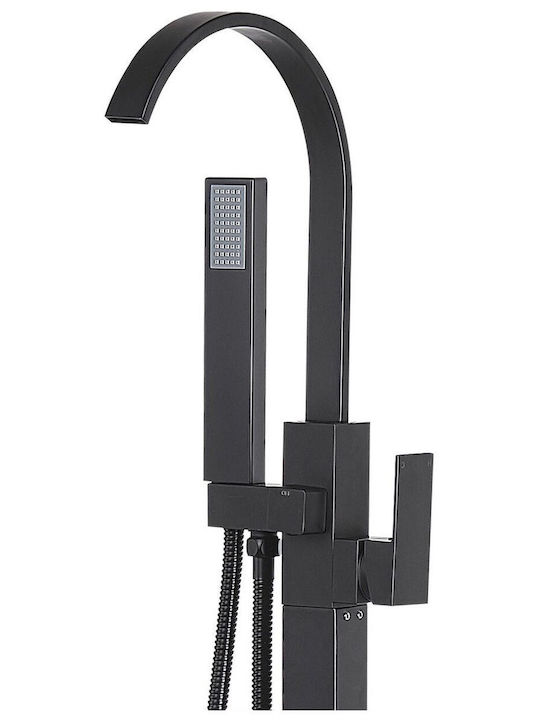 Beliani Mixing Shower Shower Faucet Complete Set Black