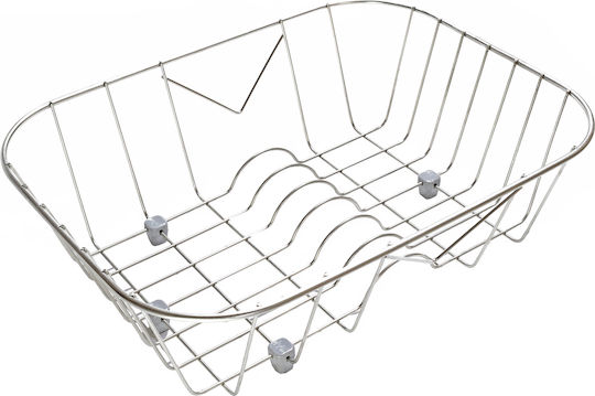 Sanitec No 4 Sită Pentru Chiuvetă Inox Argintie 39x30cm