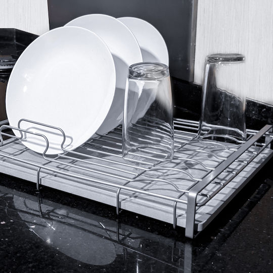 Moonstone Moonstone Στραγγιστήρι Νεροχύτη Μεταλλικό Γκρι 30x30x39.5cm