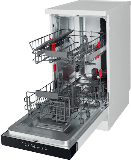 Whirlpool Ελεύθερο Πλυντήριο Πιάτων για 10 Σερβίτσια Π45xY85εκ. Λευκό