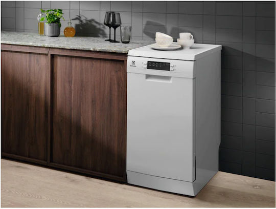 Electrolux Mașină de spălat vase independentă pentru 9 seturi de vase L45xÎ85cm Alb