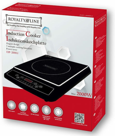 Royalty Line Induction Countertop Single Burner Black