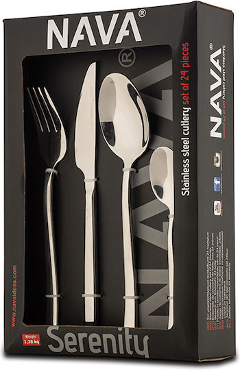 Nava Serenity Cutlery Set 24 Pieces