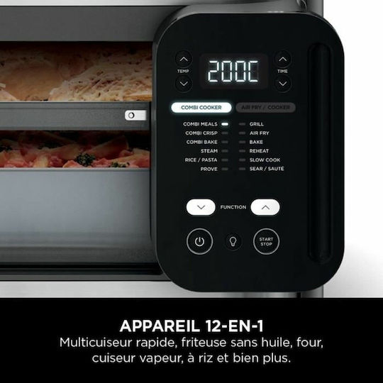 Ninja Electric Countertop Oven 12.5lt Without Burners Gray