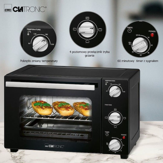 Clatronic MBG 3726 Cuptor Electric 20lt Fără Arzătoare