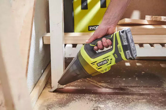 Ryobi R18HV-0 Επαναφορτιζόμενο Σκουπάκι Χειρός Χωρίς Φορτιστή και Μπαταρία Κίτρινο