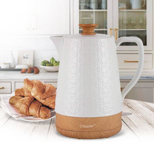 Maestro Βραστήρας 1.8lt 1800W Λευκός