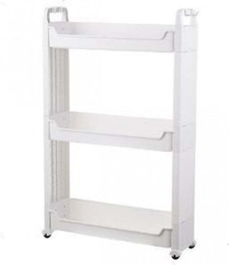 ForHome Τρόλεϊ Πλαστικό 3 Θέσεων Λευκό FOR-218128 ForHome Τρόλεϊ Πλαστικό 3 Θέσεων Λευκό FOR-218128