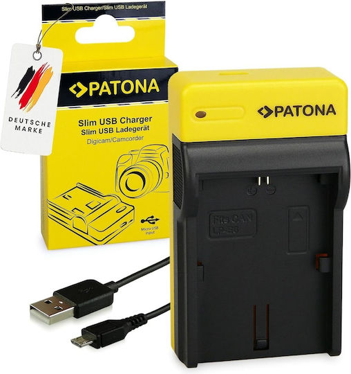 Patona Sens unic Încărcător de baterii Compatibil cu Canon