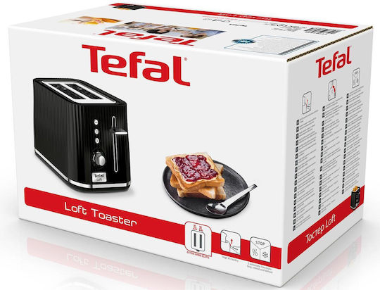 Tefal Loft Toaster 2 Schlitze 850W Schwarz