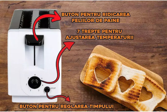 Hausberg Φρυγανιέρα 2 Θέσεων 750W Μαύρη