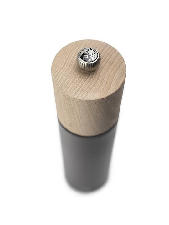 Peugeot Boreal Manual Set Spice Mills made of Wood in Gray Color 21cm 1pcs
