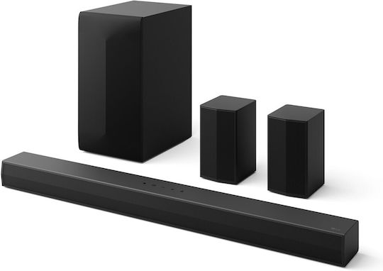 LG S60TR Soundbar 5.1 Bluetooth and HDMI 440W with Wireless Subwoofer and Remote Control Black