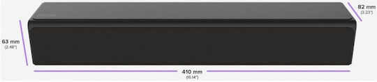 Creative Stage SE Mini Soundbar 12W 2.0 Bluetooth Μαύρο