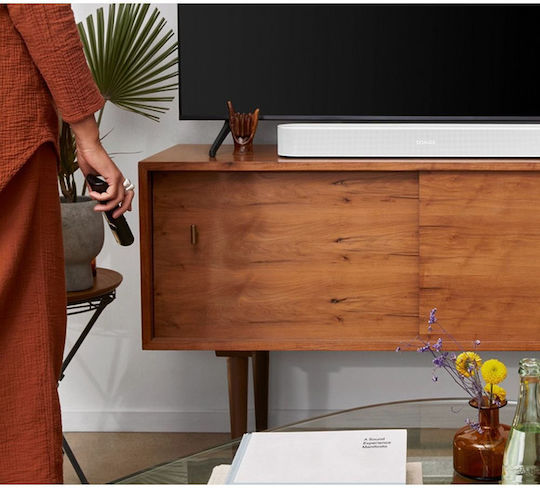 Sonos Beam (Gen 2) Soundbar 2.0 HDMI και Wi-Fi 80W Λευκό