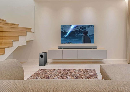 Crystal Audio CASB320 Soundbar 2.1 Bluetooth και HDMI 320W με Ασύρματο Subwoofer και Τηλεχειριστήριο Μαύρο