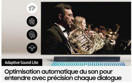 Samsung Саундбар 2.1 Bluetooth 25W с Безжичен Субуфер и Дистанционно Черен HW-C450/EN