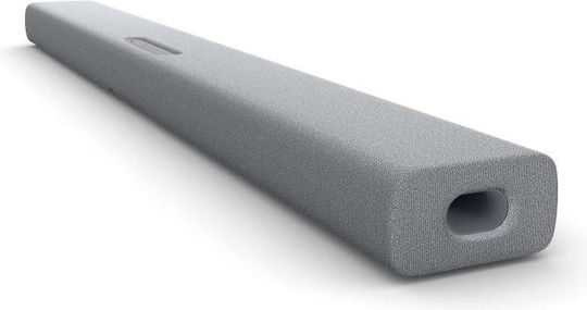 Yamaha TRUE X BAR SR-X40A Soundbar 2.1.2 Bluetooth, HDMI και Wi-Fi 180W με Τηλεχειριστήριο Light Gray