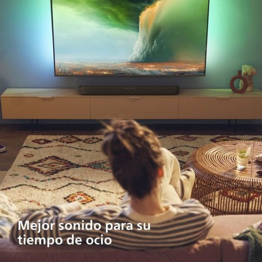 Philips Tab5109 Soundbar 2 Bluetooth și HDMI 120W cu Telecomanda Gri