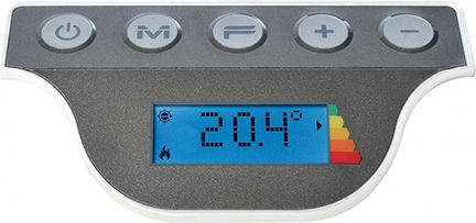 Radialight Klima 7 AS Konvektorheizung Wand 750W mit elektronischem Thermostat und WiFi 67.5x50.4cm Gray