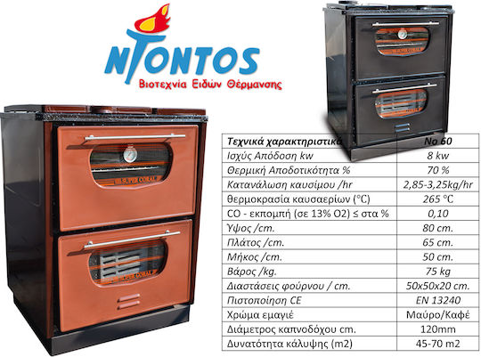 Ntontos Holzofen mit Ofen