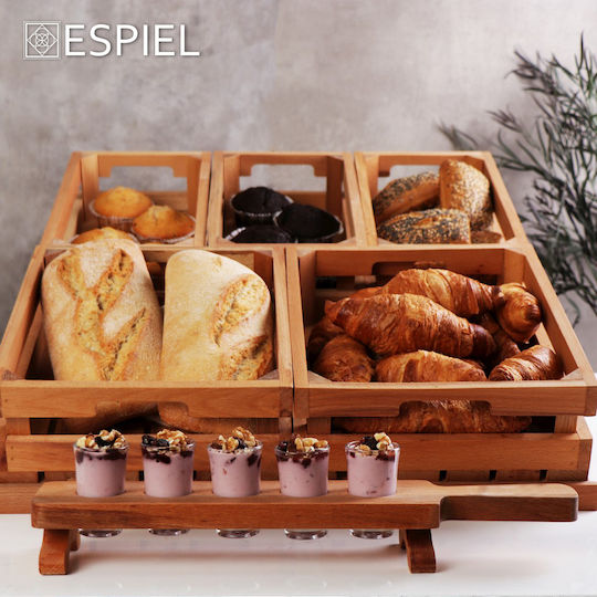 Espiel Πλατώ Σερβιρίσματος Τυριών Ξύλινο 45x30x15εκ. 2τμχ