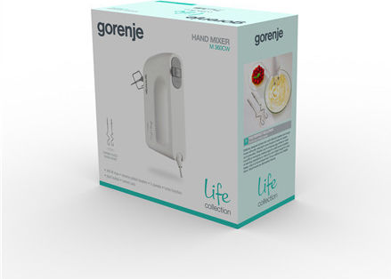Gorenje M360CW Mixer Handmixer 345W Weiß