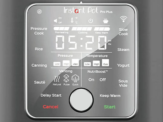 Instant Pot Pro Plus 6 Мултикукър 1200W с Капацитет 5.7лт Черен