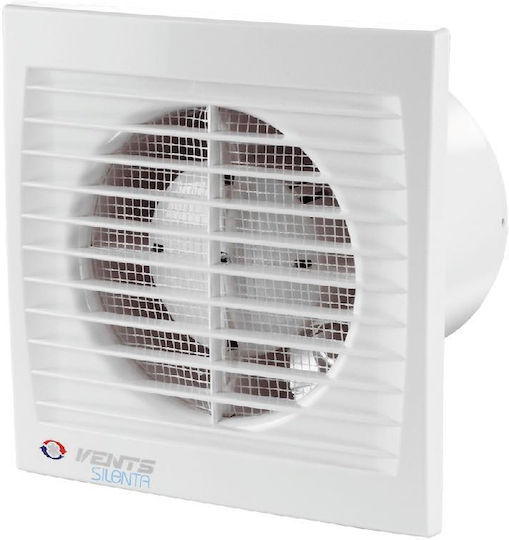 Vents 125 Wall-mounted Ventilator Bathroom 125mm White
