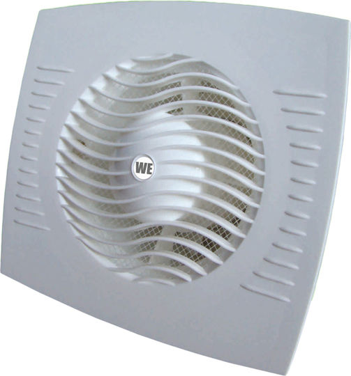 Mmotors We extract 8413 Επιτοίχιος Εξαεριστήρας Μπάνιου 120mm Λευκός