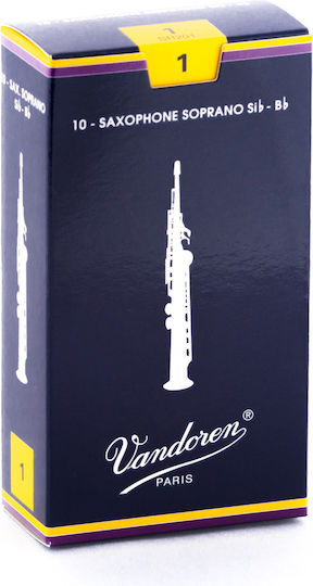 Vandoren Classic Albastru Soprano Sax Anciu Pentru Saxofon 1.0