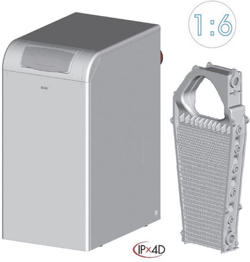 Baxi Power HT 1.230 Boiler Condensation Gas with Burner 184866kcal/h