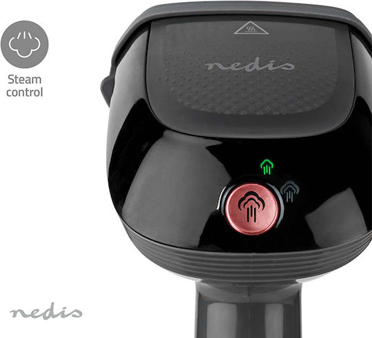 Nedis Ατμοκαθαριστής Ρούχων Χειρός 1400W με Δοχείο 320ml Μαύρος