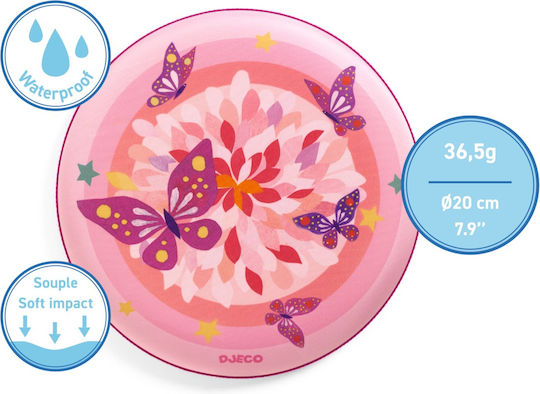 Djeco Frisbee Plastic cu Diametru 20 cm Fluturi
