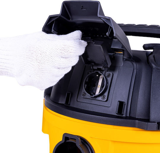 DEWALT Σκούπα Υγρών / Στερεών 1050W με Πλαστικό Κάδο 20lt