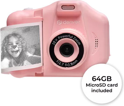 Denver Instant Φωτογραφική Μηχανή KPC-1370 Pink