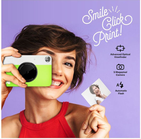 Kodak Printomatic Instant Φωτογραφική Μηχανή Green