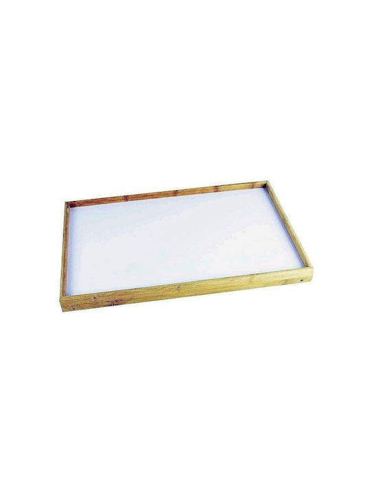 BigBuy Bamboo Δίσκος Κρεβατιού 50x22x30cm