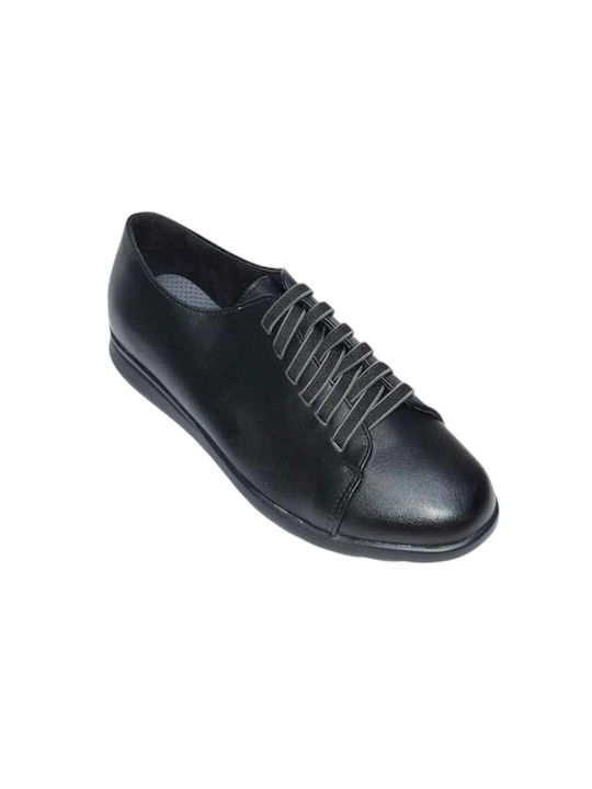 Gk Shoes Women's Oxford Shoes Black