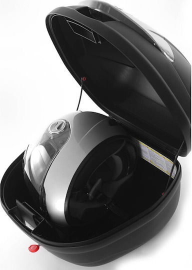 Givi Vision Monolock Μπαγκαζιέρα Μοτοσυκλέτας 34lt Μαύρη
