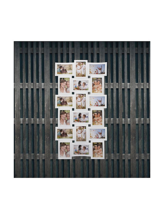 Multi Montare Pe Perete 18 Fotografii Plastic Cu Rama Foto Albă