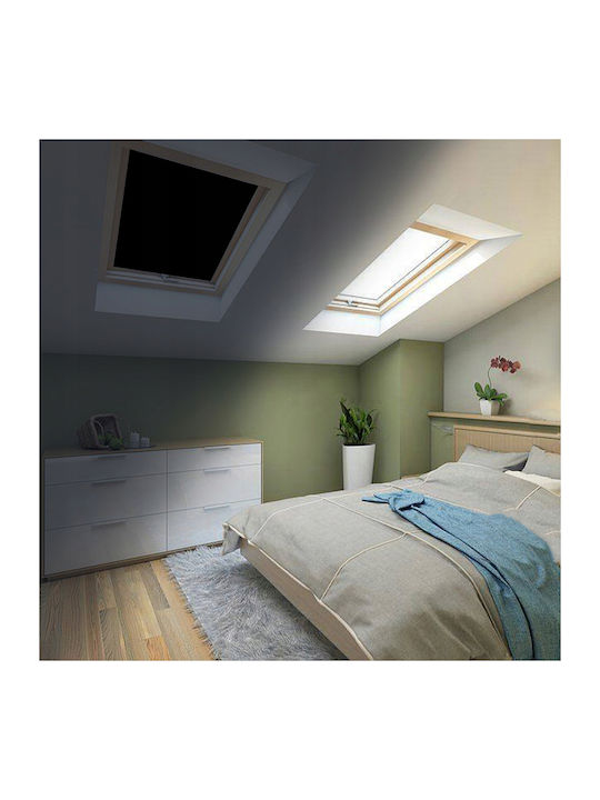 Blackout Roller Blind Window Film Velcro 100x150cm + Darkening Bag