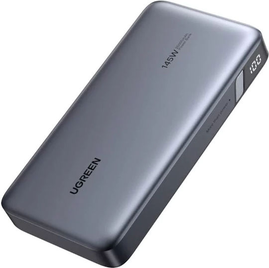 Ugreen PB205 Power Bank 25000mAh 145W με Θύρα USB-A και 2 Θύρες USB-C Power Delivery / Quick Charge 3.0 Γκρι
