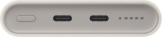 Samsung U2510 Power Bank 10000mAh 25W with 2 USB-C Ports Power Delivery Beige